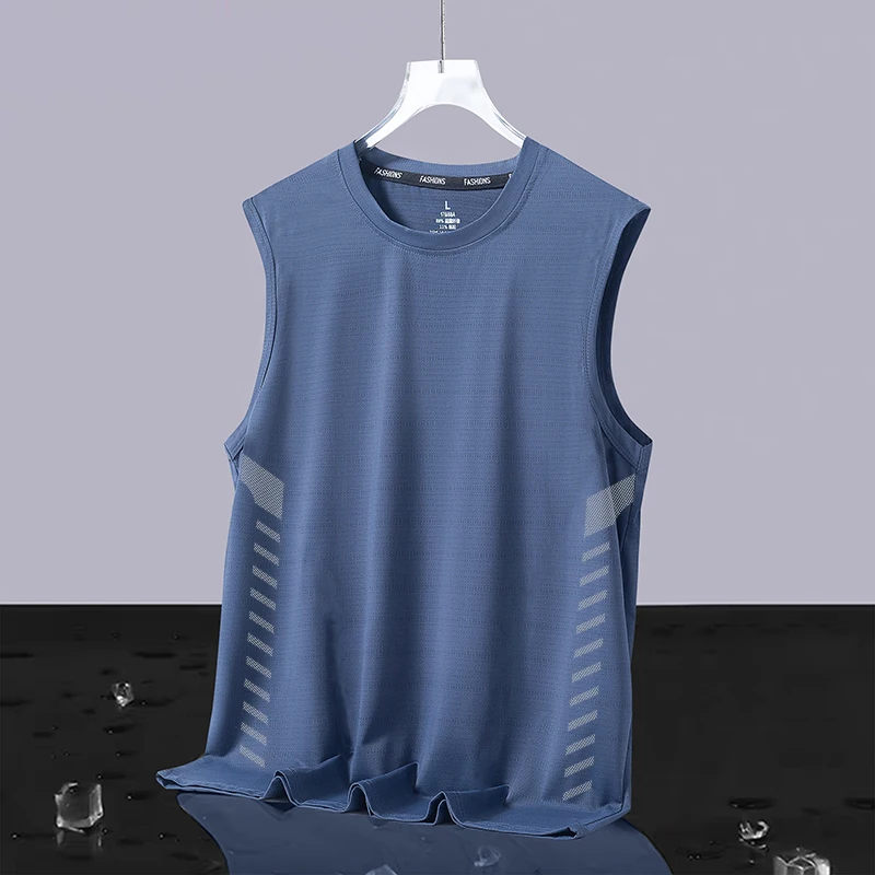 Pure blue [slant rod butterfly net vest]