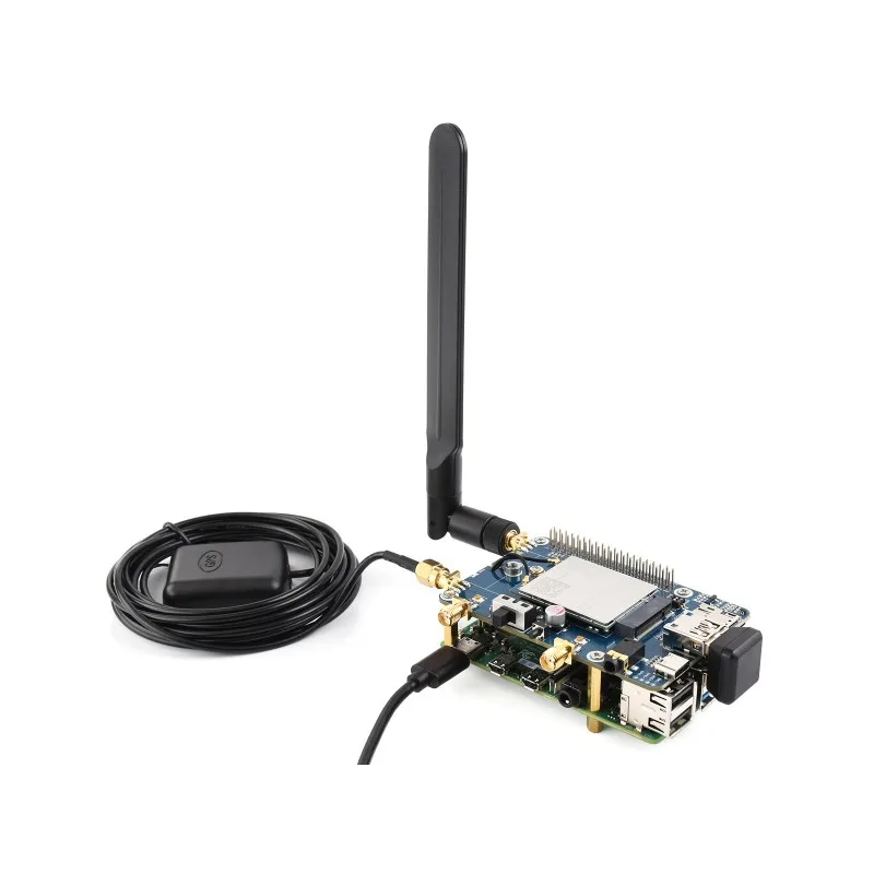 Imagem -06 - Raspberry Pi-lte Cat Comunicação Hat Lte-a Global Multi-band Posicionamento Gnss Vem com Em060k-gl Módulo