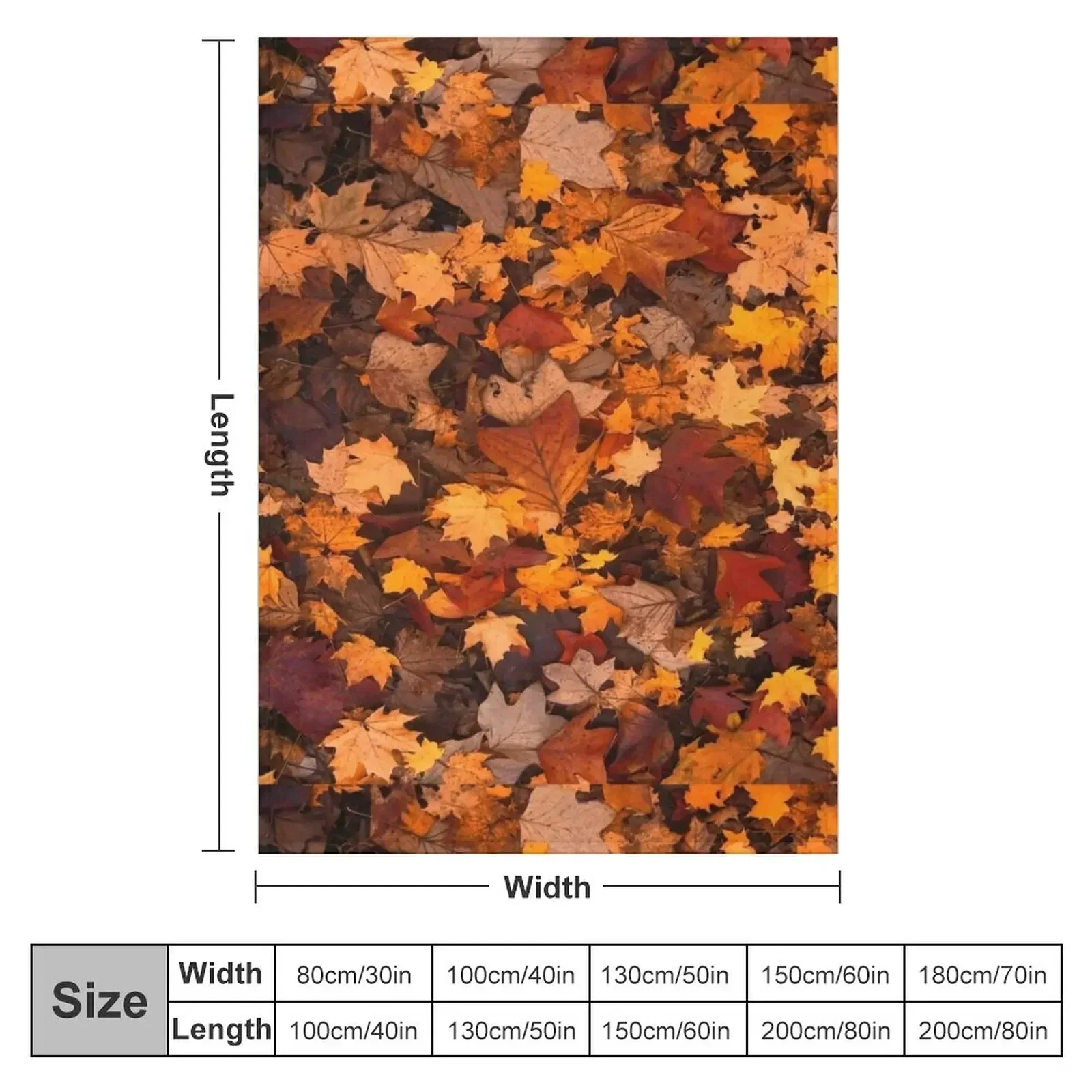 Fall foliage in autumn brown October forest Throw Blanket Tourist Loose Blankets