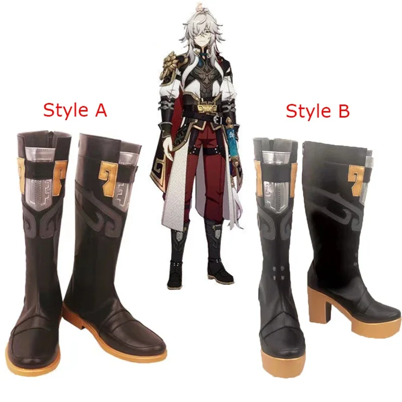 

Jing Yuan Honkai Star Rail Cosplay Shoes Game Uniform Xianzhou Luofu Arbiter Generals Cloud Knights Halloween Costumes Boot Prop