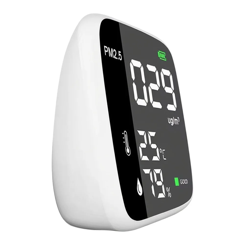Thermohygrometer DM1308E for PM2.5 Monitoring with Real-Time Temperature and Relative Humidity Readings for Indoor Environments
