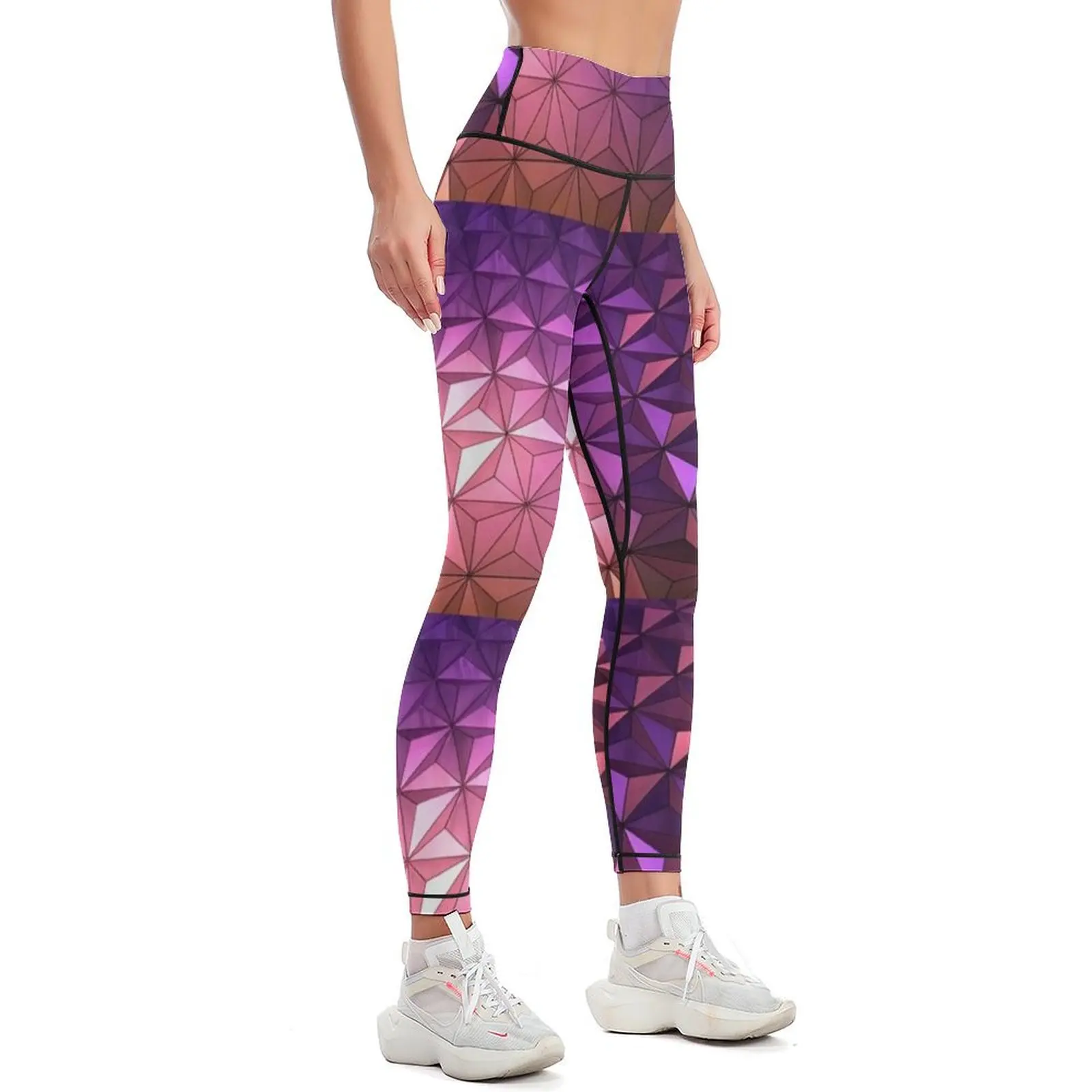 EPCOT's Spaceship Earth At Night Leggings high waist for fitness Womens Leggings