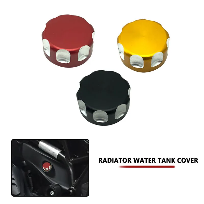 

Motorcycle Water Tank Cover For Ducati 821 1200 1200S 1200R 2013-2018 For Hypermotard 821 939 Radiator Coolant Cap