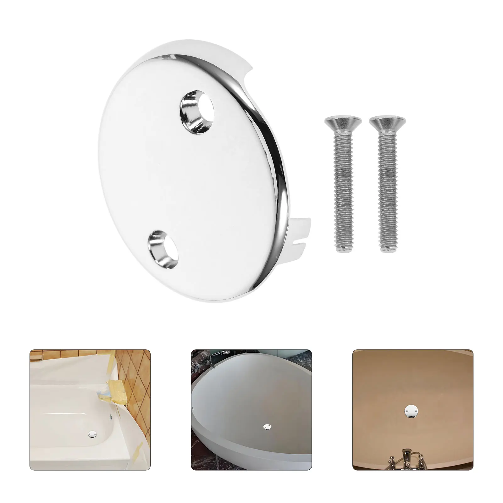 

Universal Bathtub Drain Bath Plug Replacement High Compatibility Durable Smell Prevention Sink Stopper Efficient Drainage