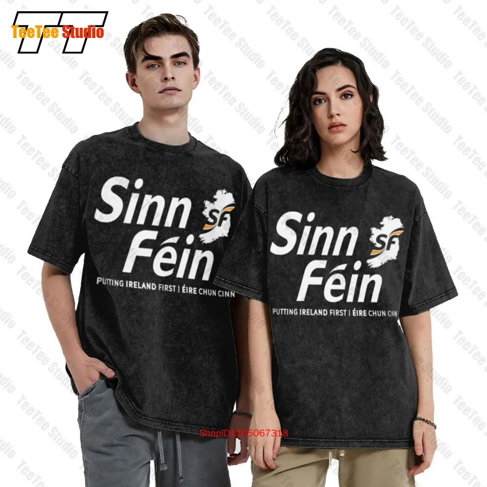 

Sinn Fein Putting Ireland First Vintage Unisex T-Shirt M8HP