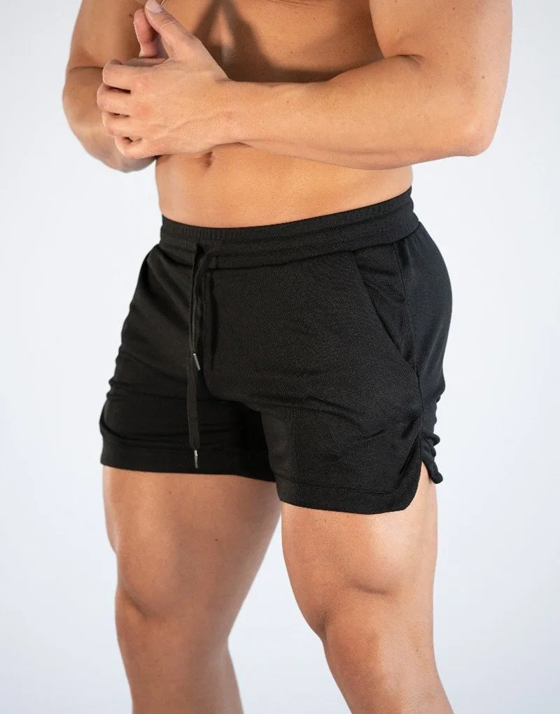 Pantalones cortos de entrenamiento de gimnasio para hombre, ropa deportiva informal, pantalones cortos de Fitness para correr, bañadores de natación, ropa de playa