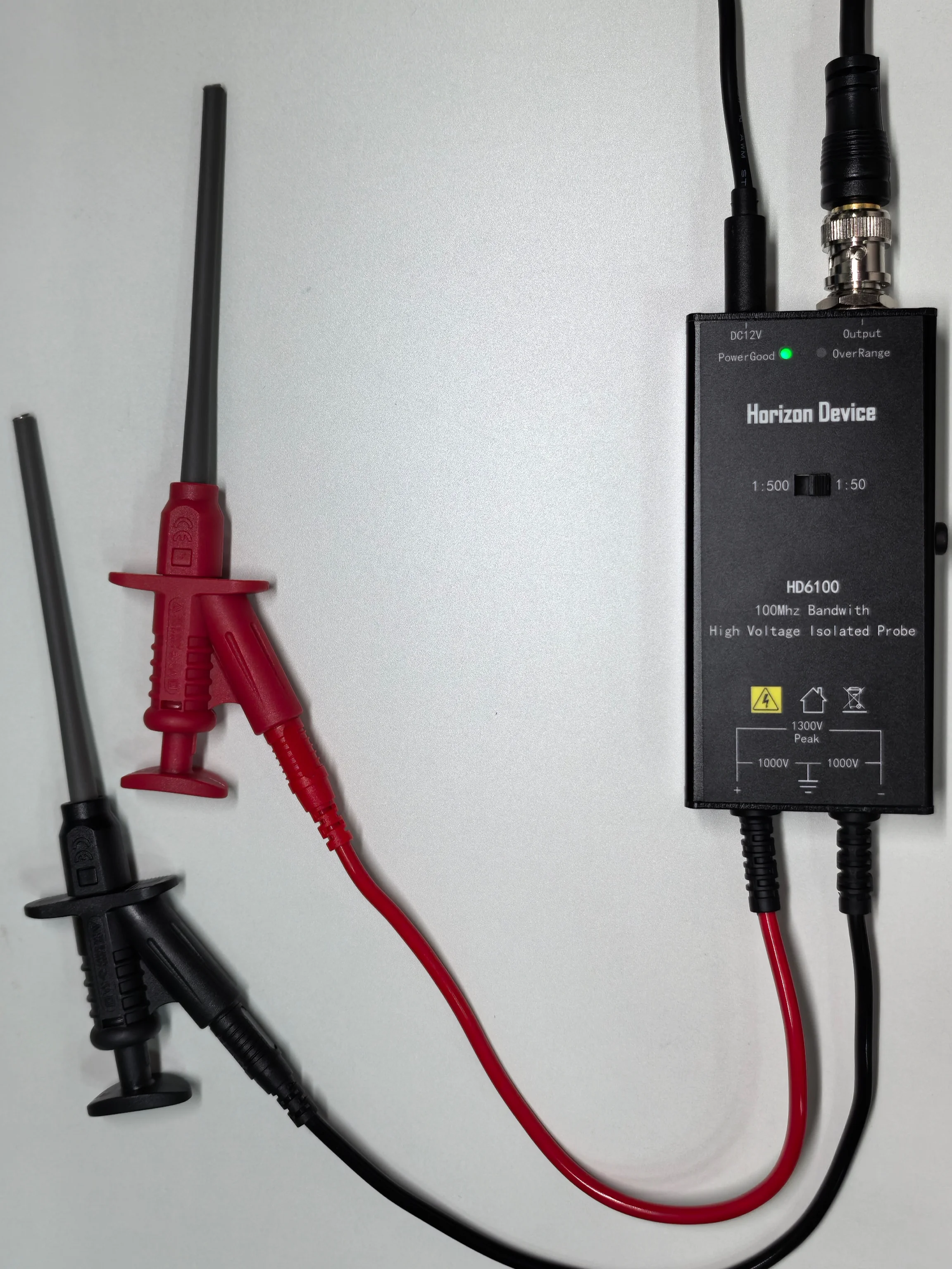 หัววัดแบบแอคทีฟ หัววัดแบบดิฟเฟ - High Voltage Differential Probe 100Mhz 1300V บทวิจารณ์และราคา