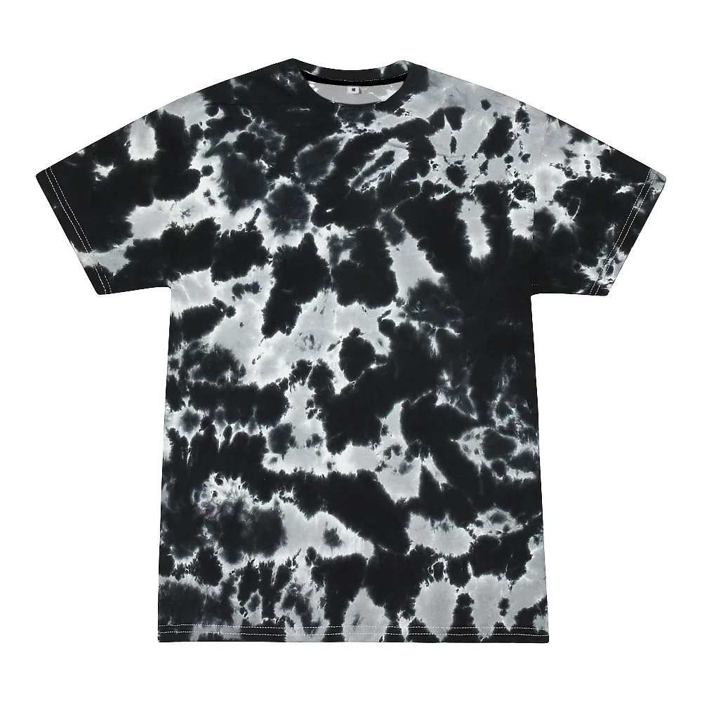 100% القطن جودة عالية العلامة التجارية الجديدة التعادل صبغ تي شيرت مطبوع الباتيك قوس قزح ثلاثية الأبعاد طباعة المتضخم تيز الاطفال موضة للجنسين بلايز عادية