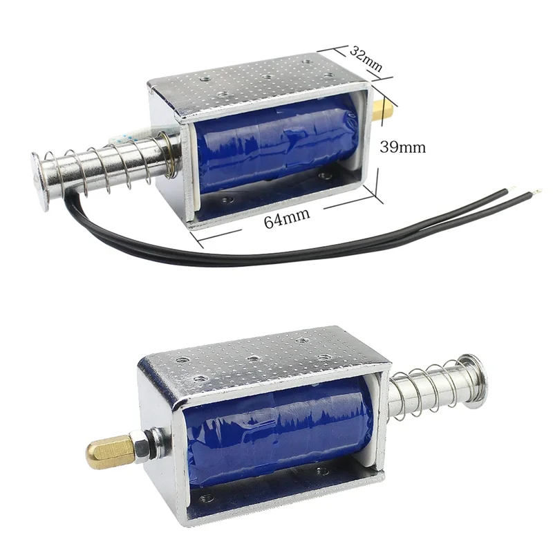 A70P LY-1264B DC Powerful Push Pull Electromagnet 12V Solenoid Stroke 30Mm Magnetic Coil Electric Telescopic Magnet