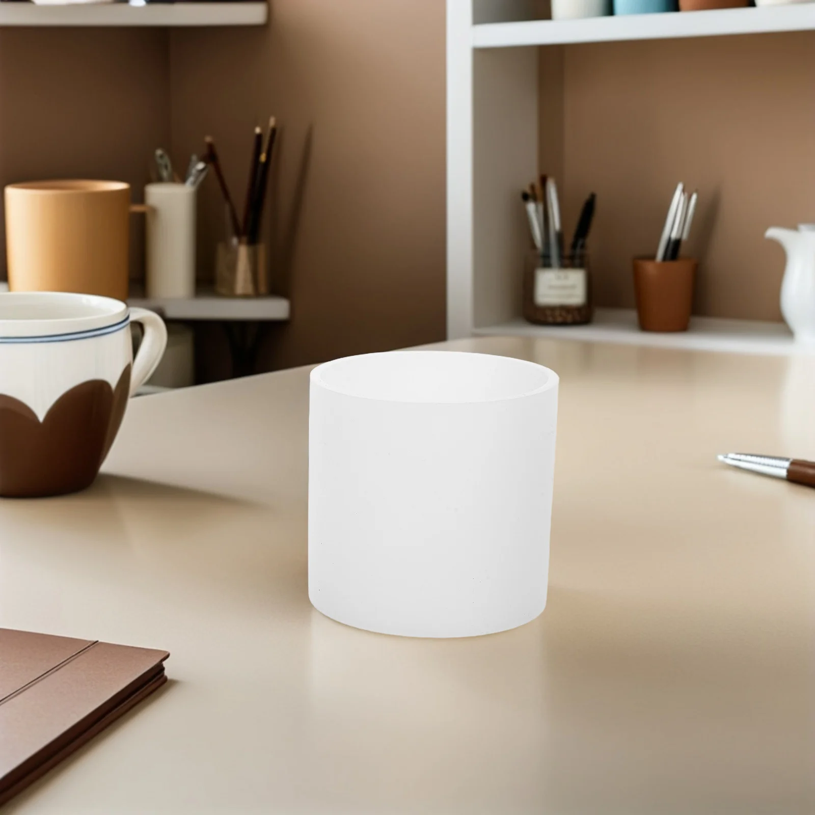 

5Pcs Round Molds Silicone Pillar Mold for Making Craft DIY Wax Moulds Reusable Resin Casting Molds Easy Release