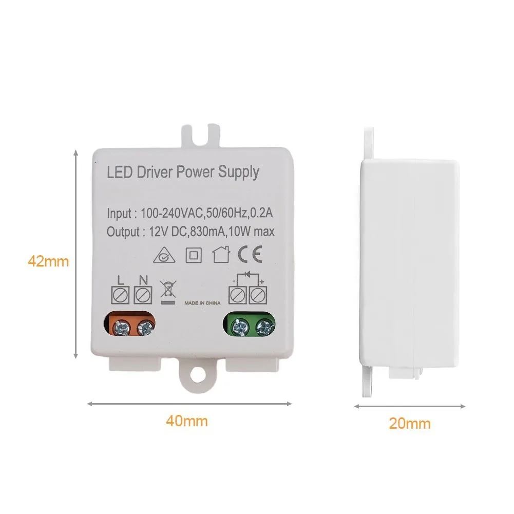 DC to AC Converter Pack Two For LED Operating at AC100 240V Input and Delivering Stable DC Output DC to AC Converter
