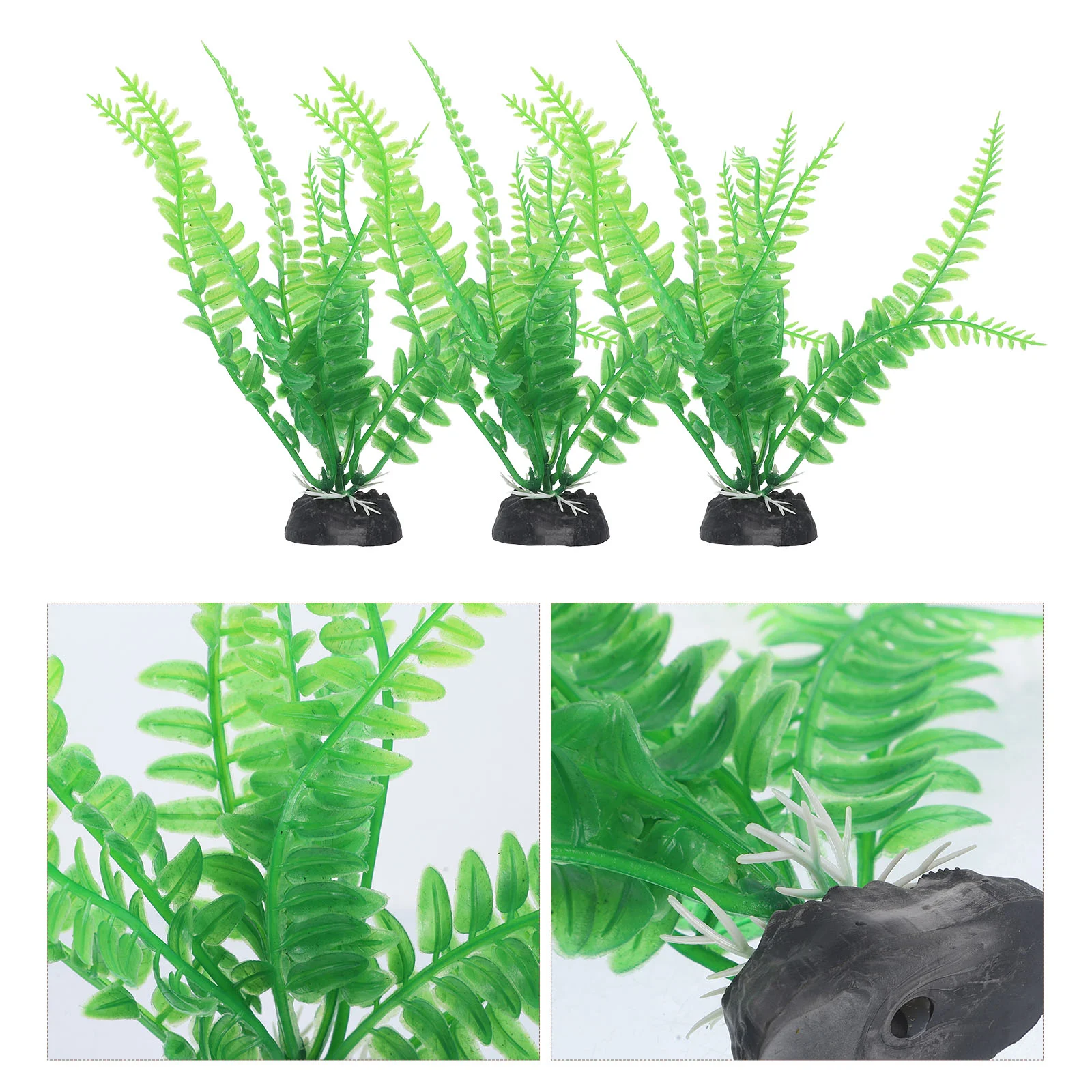 

12Pcs Delicate Fake Plant Wear-resistant Aquarium Decor Decorative Aquarium Plant decorative faux plant