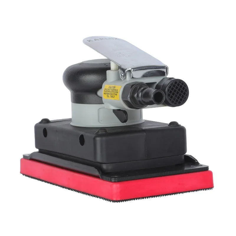 90x180mm Pneumatic Random Ortbital Non Vacuum Square Air Palm Sander Power Sanding Machine