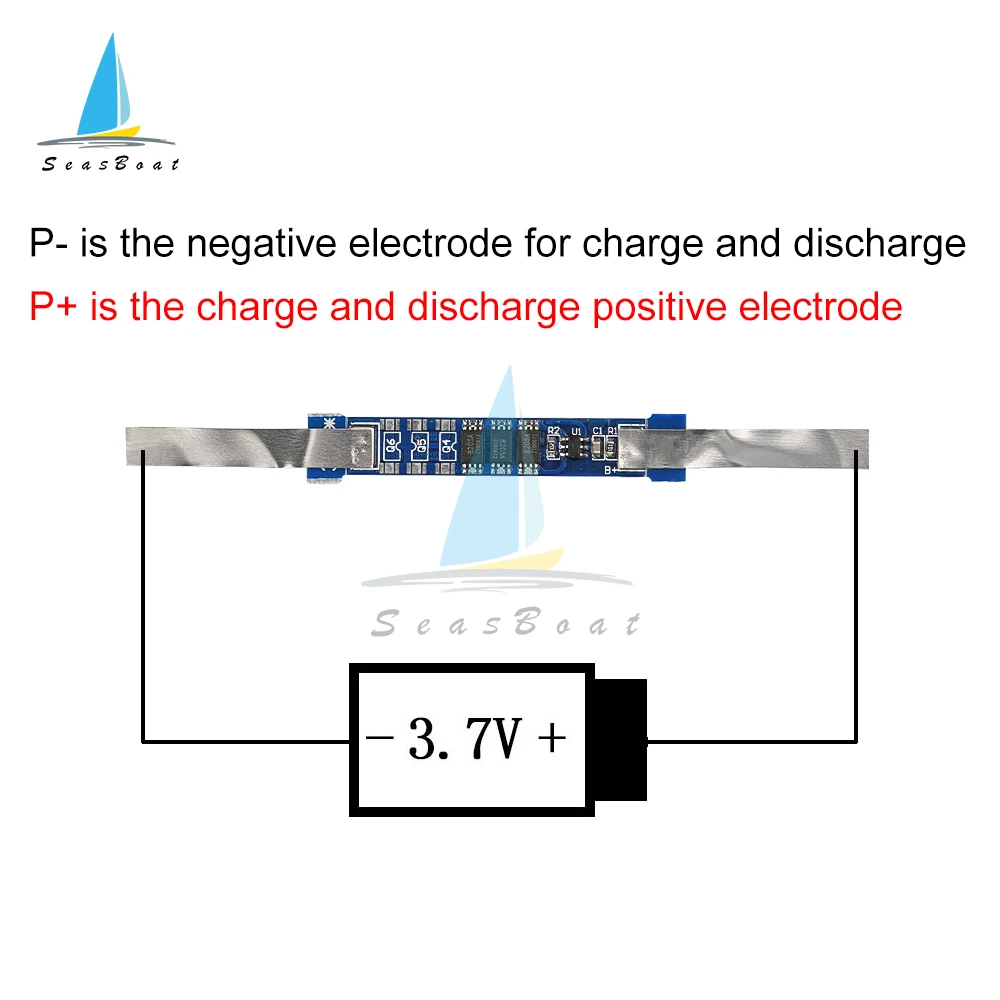 1S 3.7V 4.5A 5A 6A 9A 10A 15A Pin Lithium Ban Bảo Vệ Pin Li-on Polymer BMS PCM PCB li-ion Pin Lipo Tế Bào Gói