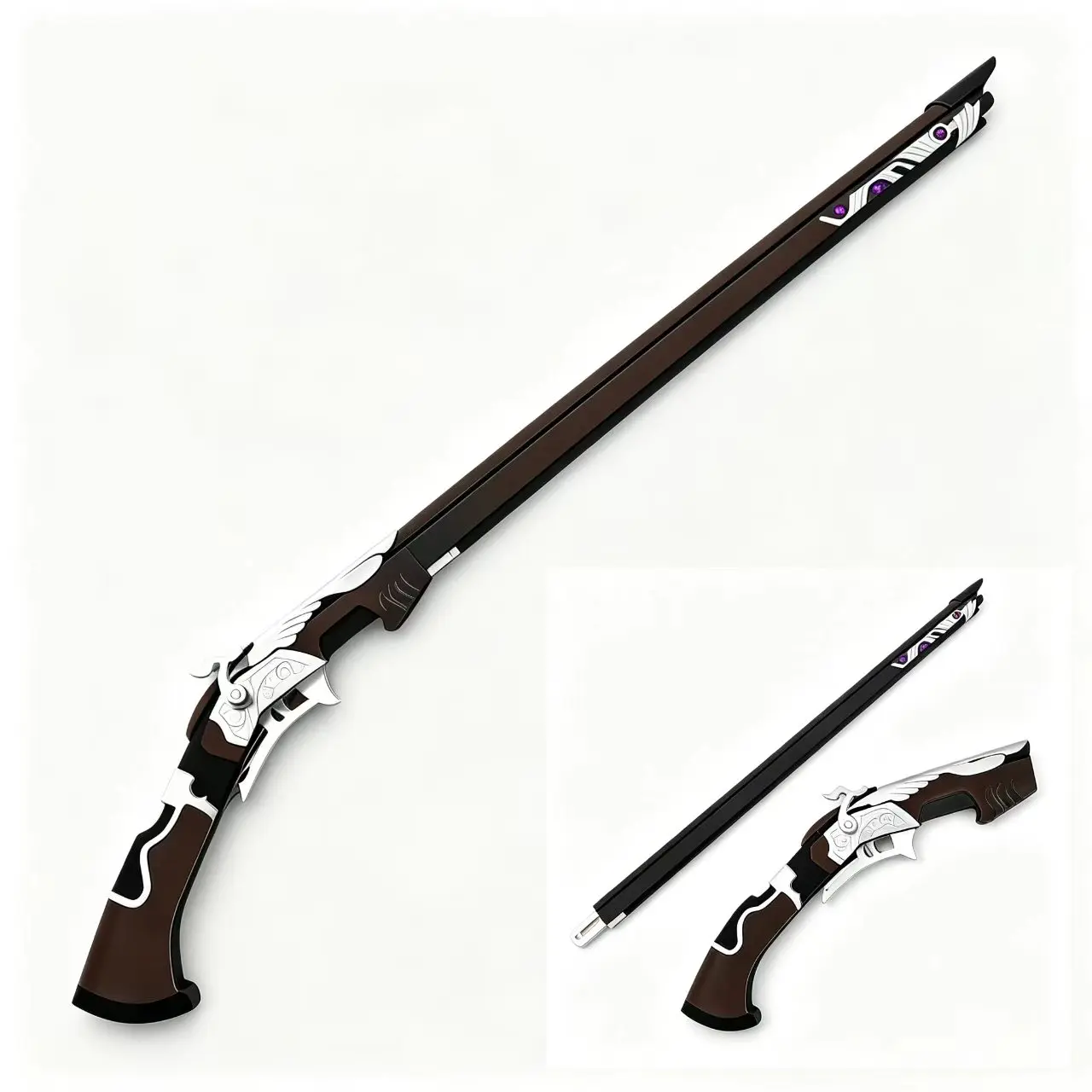 Bradley Gun Prop Game Promise of Wizard Cosplay Prop Halloween Christmas Fancy Party Comic Convention Costume Accessories
