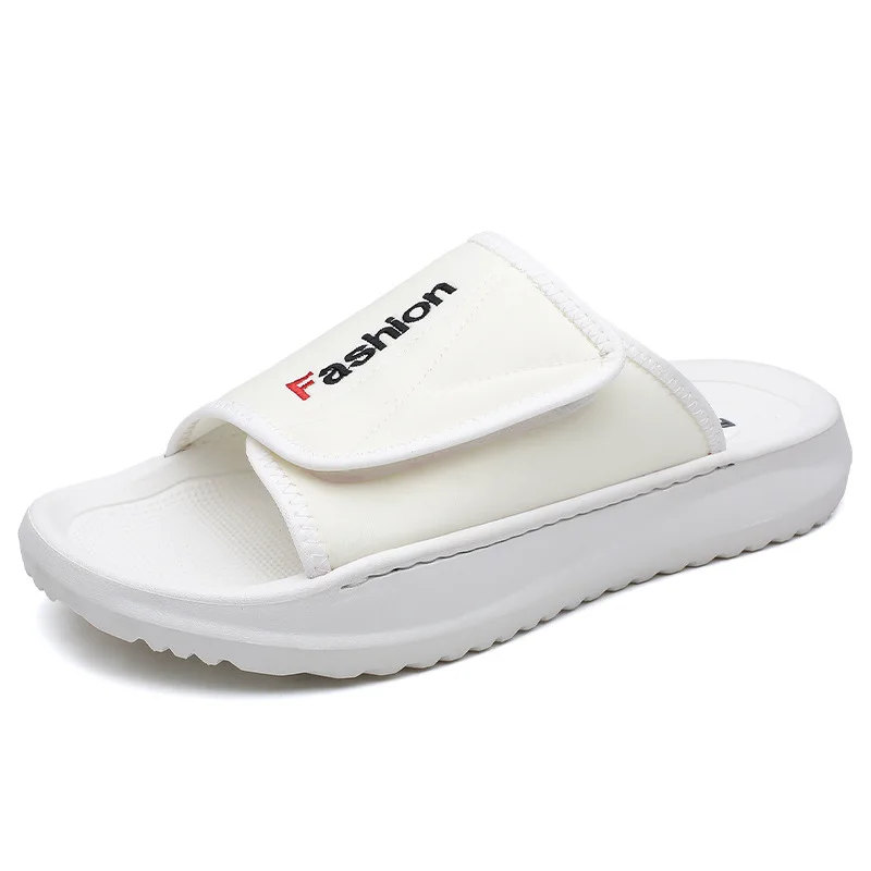 

Solid Color Fashion Casual Slippers for Men Soft-soled Anti-slip Wear-resistant Sports Beach Shoes Male Summer New Slippers Man