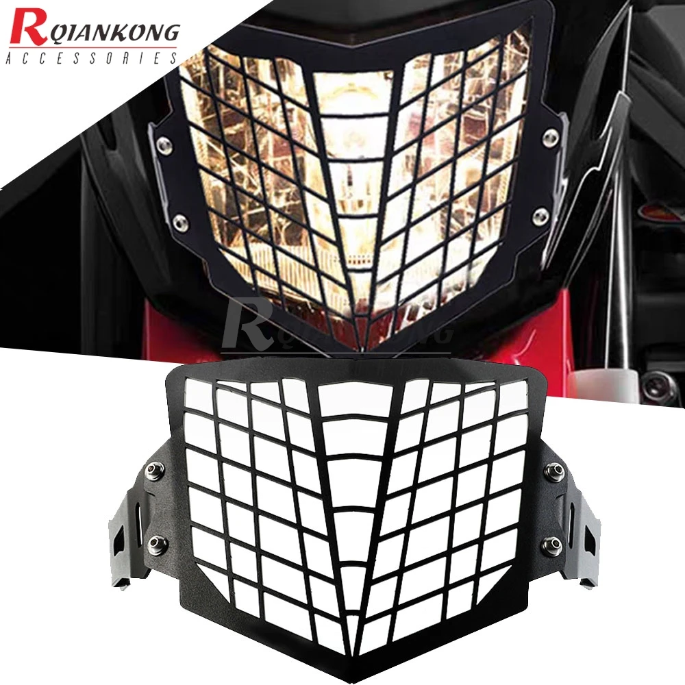 

2013-2014-2015-2016-2017-2018-2019-2020-2021-2022-2023 Motorcycle Headlight Guard Grille Cover For Honda CRF250L CRF250M CRF300L