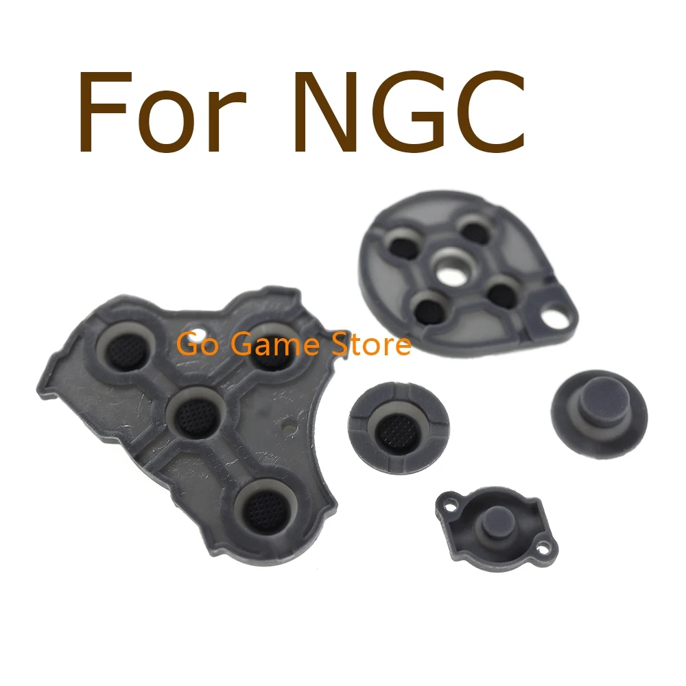 300sets For NGC game controlller conductive adhesive buttons Rubber Contact Silicon Pad Button D-Pad