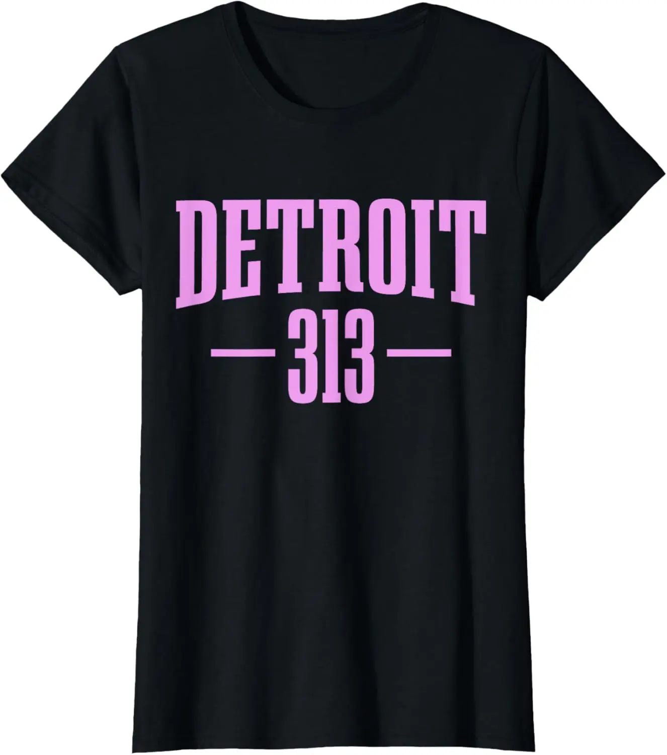 

Detroit Michigan 313 Area Code Pride Retro T-Shirt