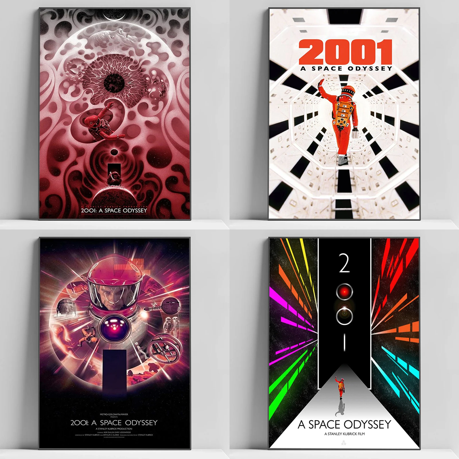 

Classic Movie 2001: A Space Odyssey Poster Home Decoration Room Pictures Wall Decor Vintage Decorative Paintings Art Mural Items