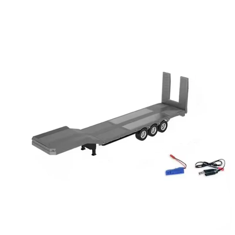 HUINA 1501 770S Legering Tractor 19CH RC Truck 1/18 2.4G afstandsbediening Techniek Trailer Truck met Licht Geluid Speelgoed XMAS Geschenken