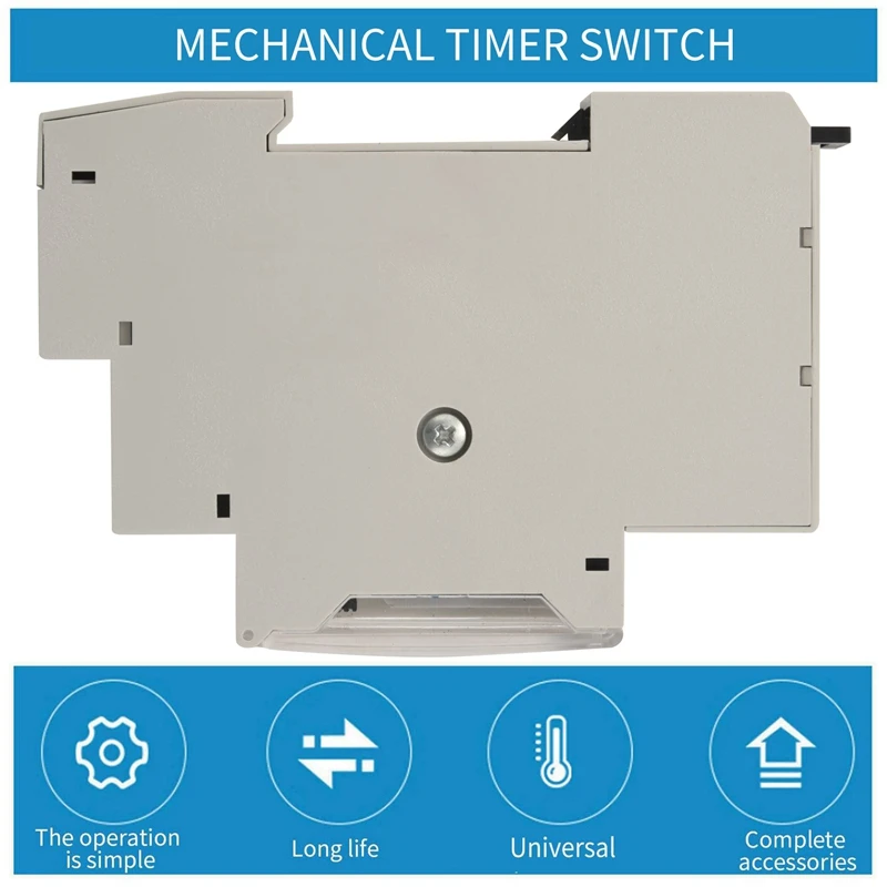 Sul180a 15 Minutes Mechanical Timer 24 Hours Programmable Din Rail Timer Time Switch Relay Measurement Analysis Instruments New