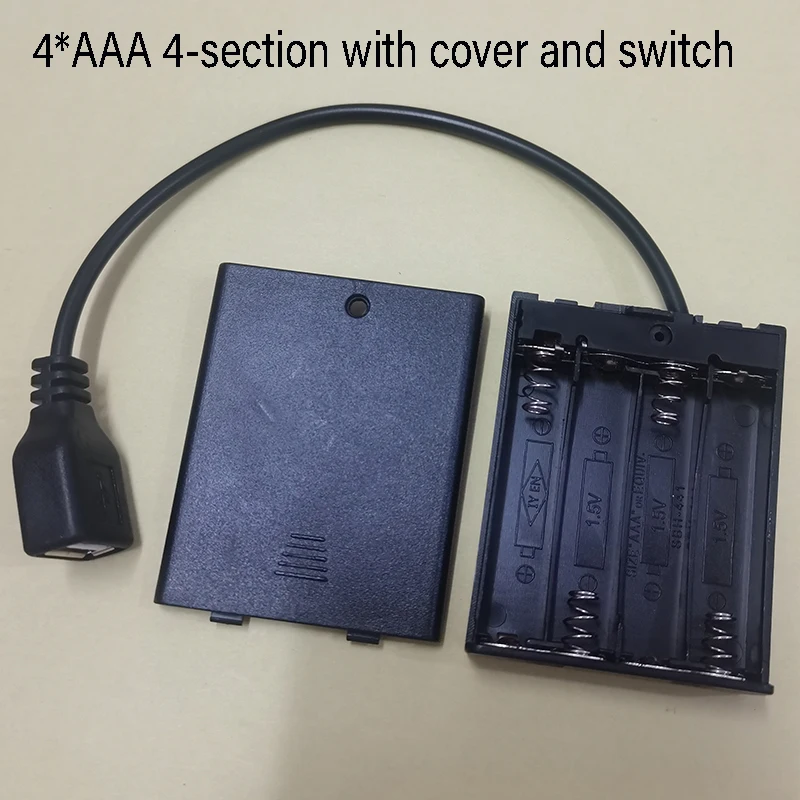 1PCS Tragbare AA/AAA/18650 USB Direkt Lade Fall 2/3/4/6/8 abschnitte USB Batterie Ladegerät Box Mit Deckel Und Schalter Weibliche USB – Detail 11