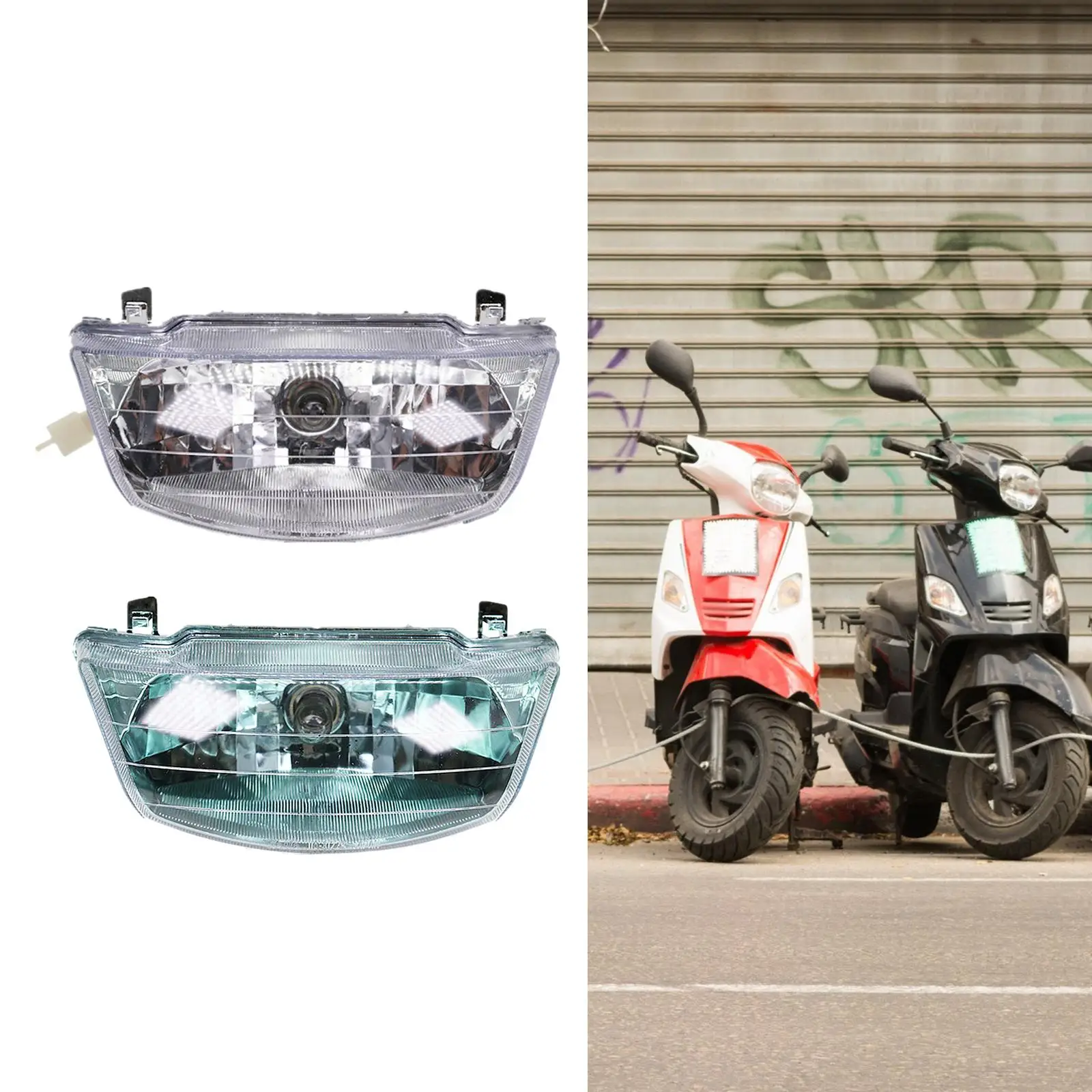 Motorcycle Headlight Assembly Bright for Yamaha Jog50 ZR Jog 3Yk 3Y