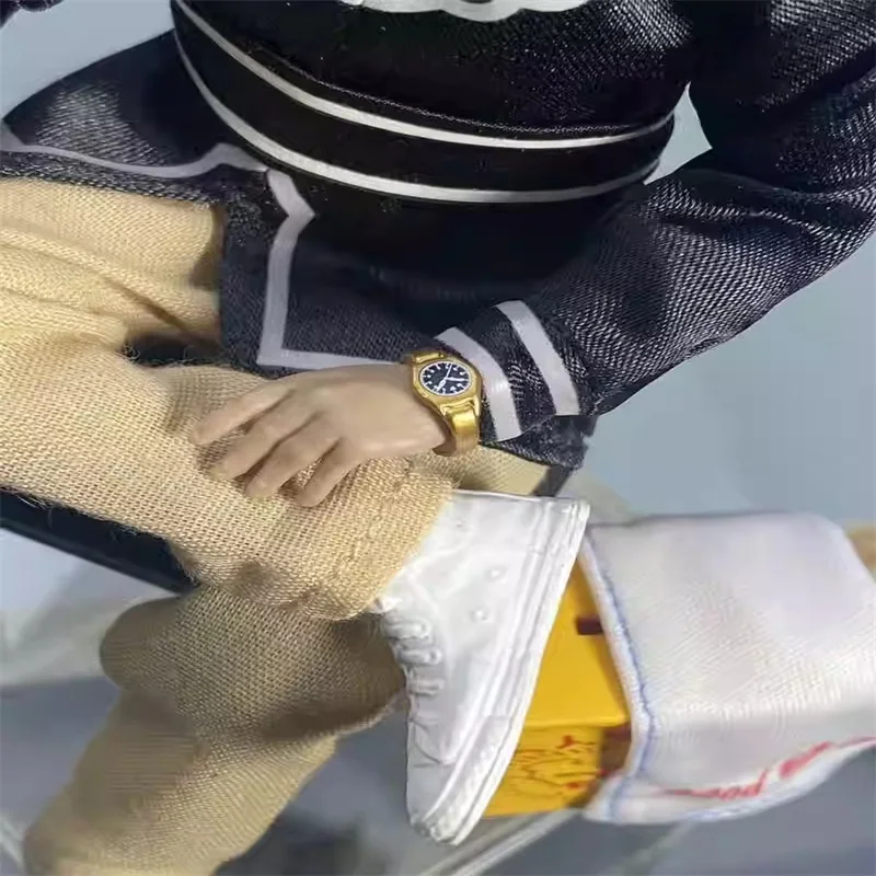 YYDS MR. الشكل 1/12 مشهد الجندي اكسسوارات العصرية ساعة معصم عالية الجودة لعبة مجسمة صالح 6 ''عمل دمية الجسم في الأوراق المالية #5