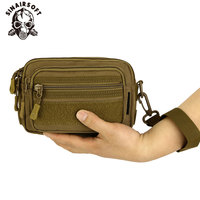 SINAIRSOFT Tactical Molle Belt Waist Bag, Fanny Pack, Crossbody Shoulder Handbag, Outdoor Hunting, Hiking, Camping, Climb Bags