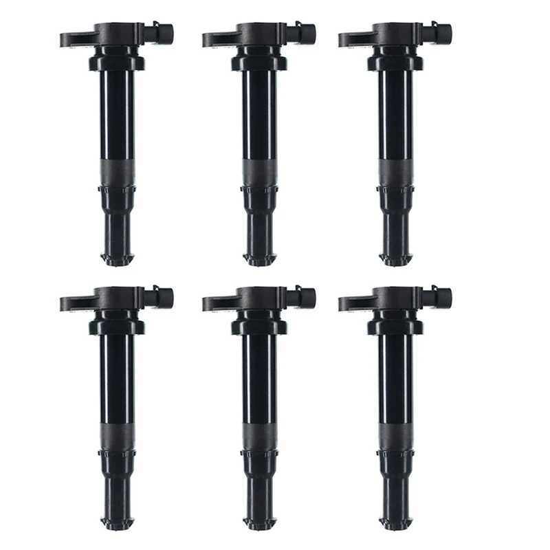 6Pcs Ignition Coils Pack For Kia Optima 2006 Hyundai Santa Fe 07-09 27301-3E100