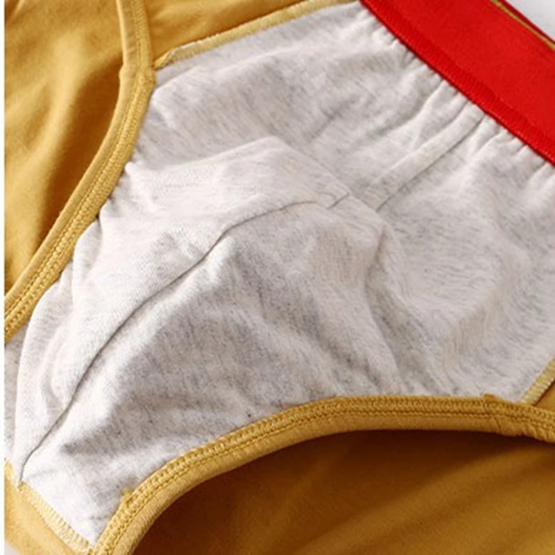 New Men\'s Pure Cotton Briefs High Quality Comfortable Underpants Breathable Shorts Underwear Lingerie Panties Underpants