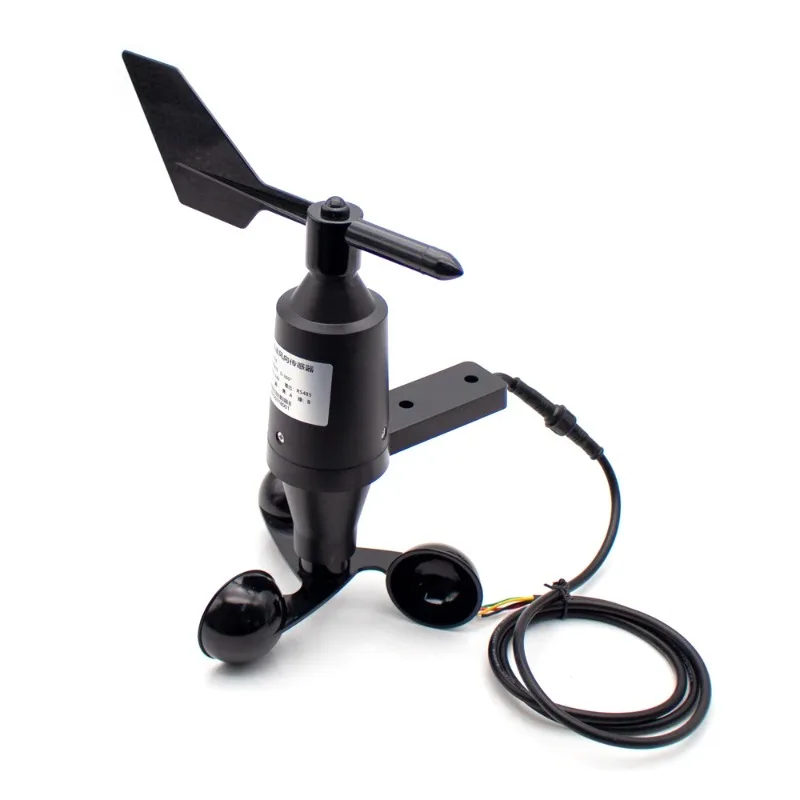 Integrated Wind Speed and Direction Sensor Outdoor Anemometer Wind Direction Transmitter Three Cup Type Wind Speed Detector