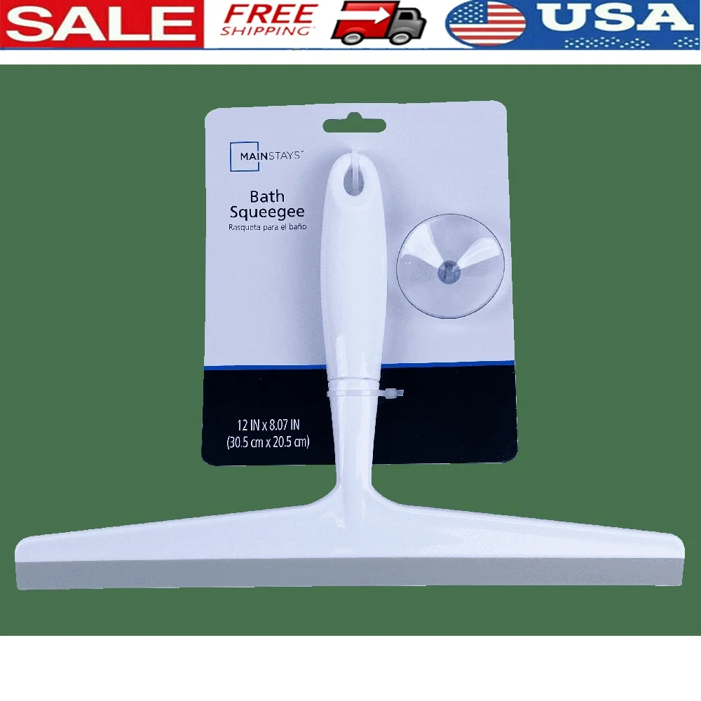 

Shower Squeegee with Ergonomic Grip Extendable Handle Easy Storage and Efficient Cleaning 10 Inch Tool Bathroom Use