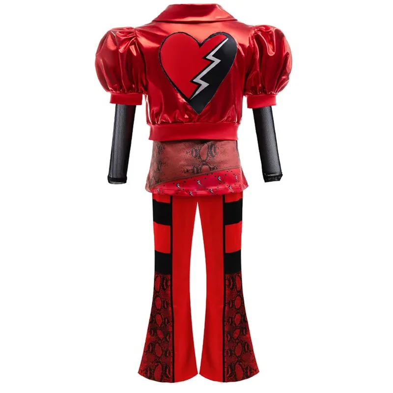 s8s9 أحفاد 4 تأثيري حلي للأطفال ملابس عيد الميلاد صعود الفتيات الحمراء عيد الميلاد السنة الجديدة فستان الحفلات الاحتفالية ❤ 2025 ☆