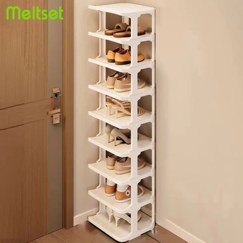 Armoires à chaussures multicouches, stockage T1, gain de place, portables pour porte, coin mural, évaluation