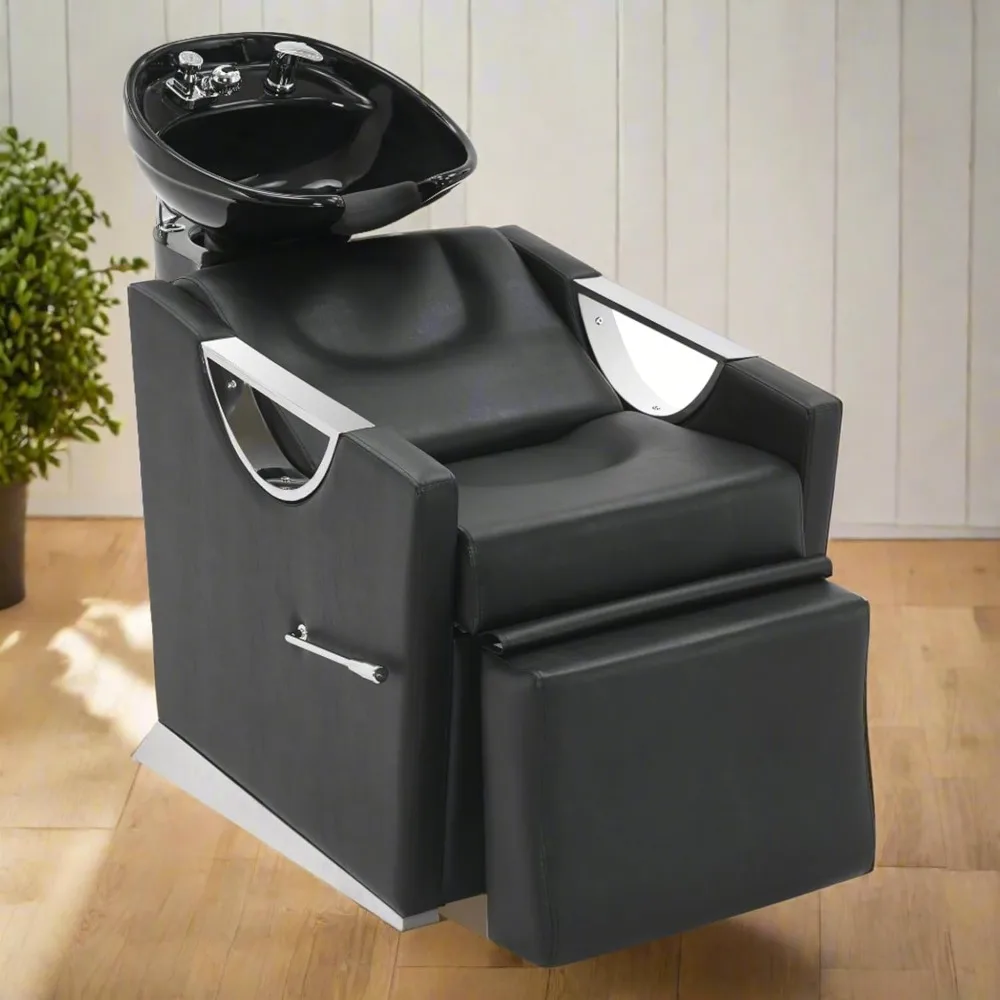 

Shampoo Chairs, for Spa Beauty Salon Professional Hair Salon Equipment ,Ceramic Bowl Shampoo Chair