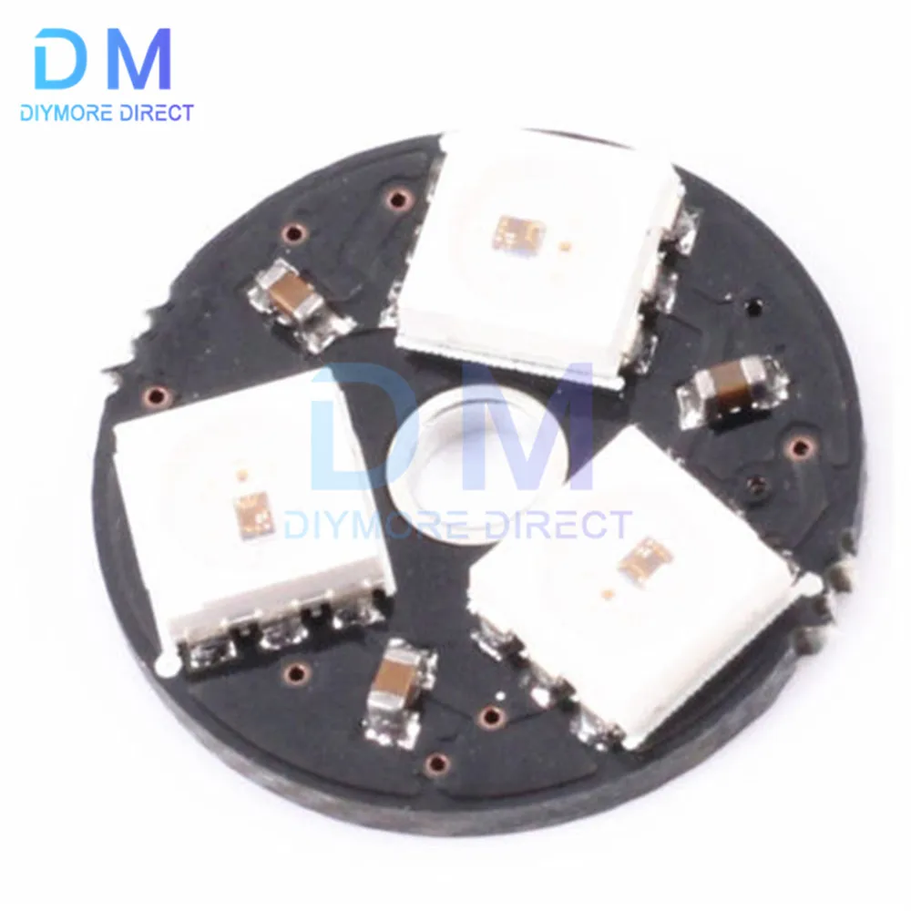 3 Bits WS2812 5V RGB LED Lamp Panel Module 5V LED Drivers