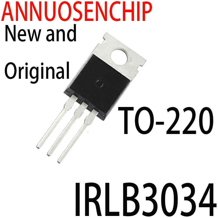 10PCS New and Original IRLB3034PBF LB3034 TO-220 100% original KOR ( with black strip and in tube ) IRLB3034