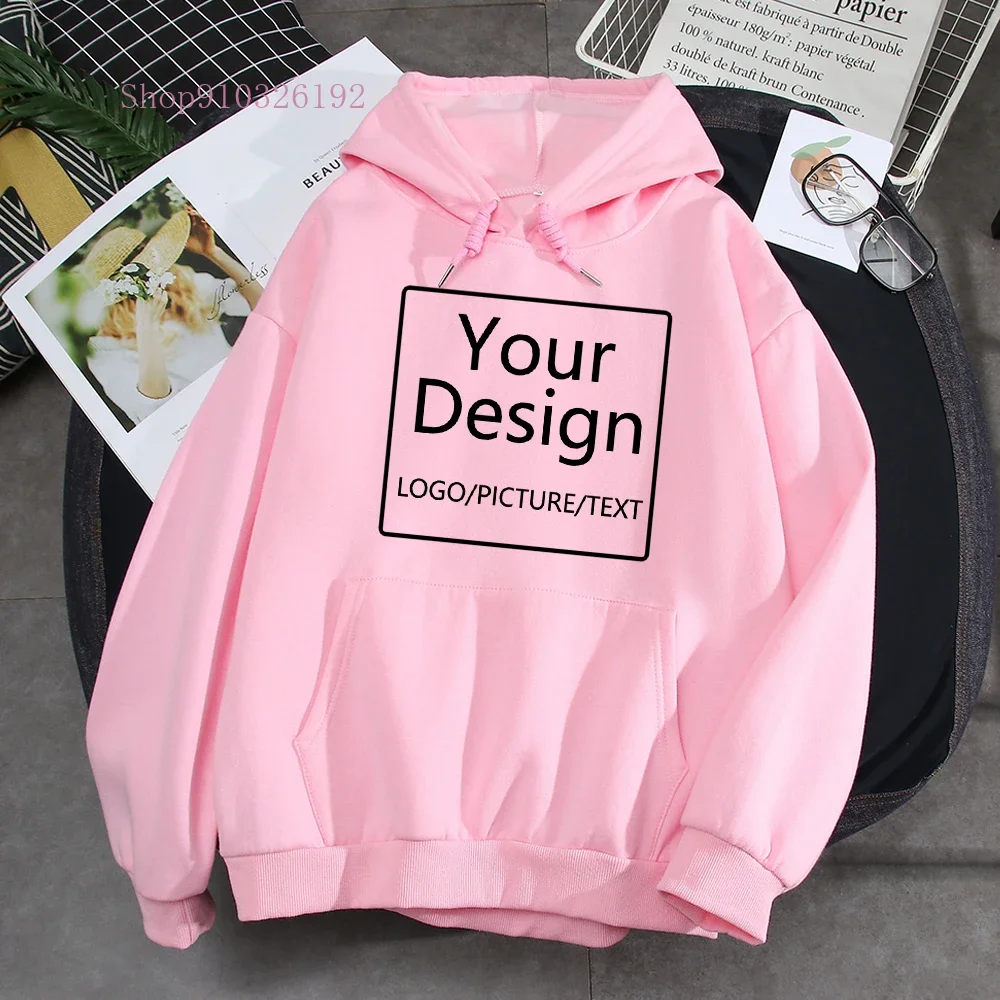 

Winter Cotton Hoody Oversize Hoodies with DIY Custom Printed designer Hoodie for Girls Women Sweatshirt Comfortable Clothes