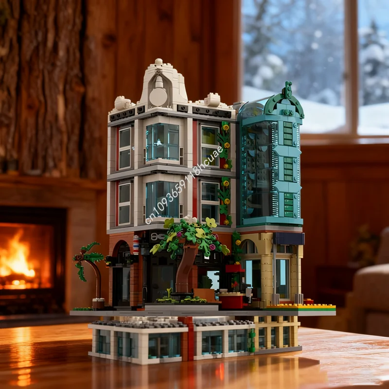 

1756pcs MOC Downtown Arcade Modulared Model Building Blocks Construction Christmas Gifts Assemble Idea Toy Education Brick Kids