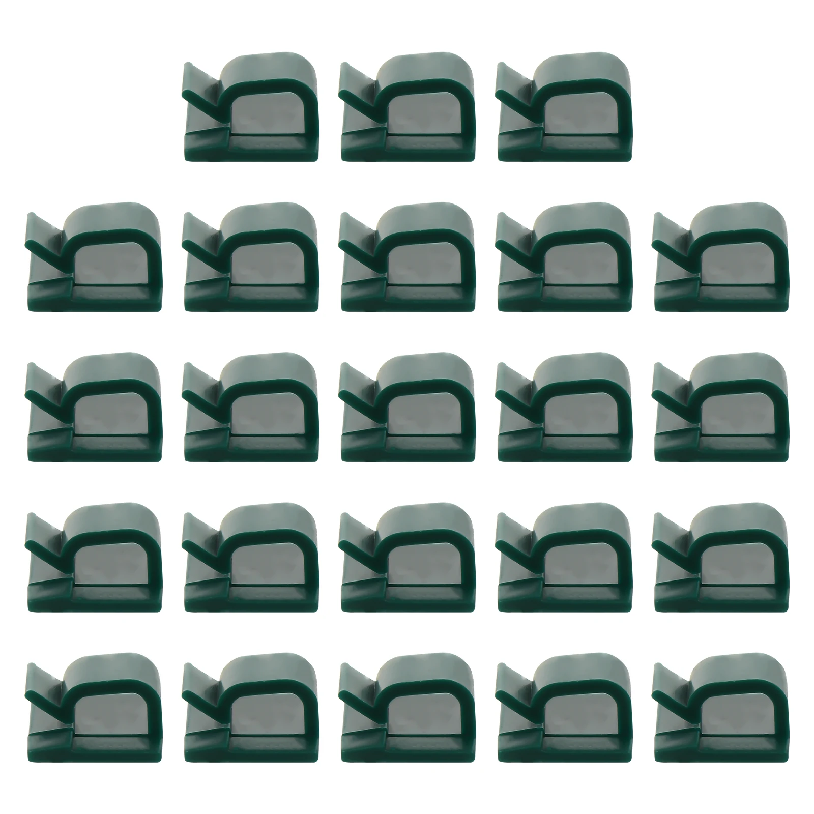 

100 pcs Cable Clips Self adhesive Wire ganizer Durable Nylon Cord Management Fixing Buckle USB Computer Christmas Lights
