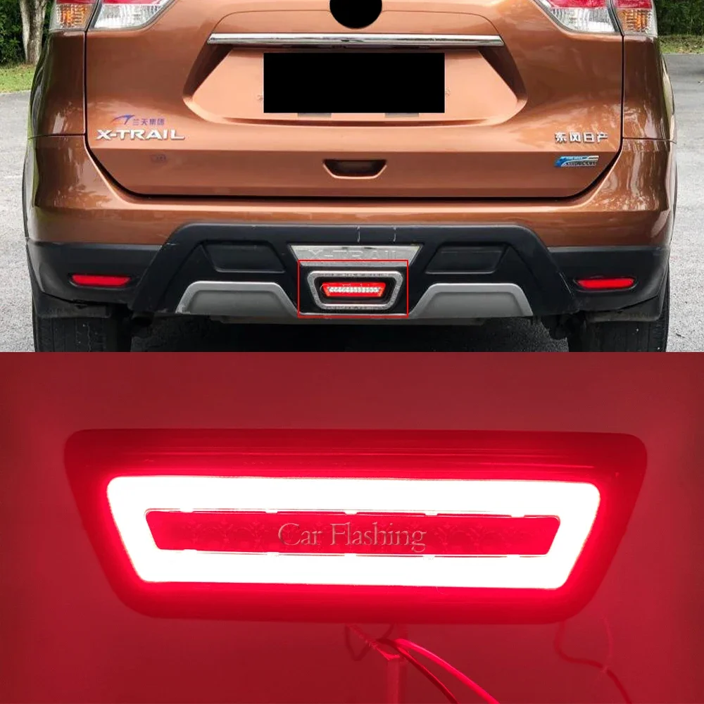 New！ For Infiniti EX35 EX37 J50 3-in-1 Led Rear Fog Backup Reverse Brake Light Kits For Nissan X-Trail T32 Rouge Juke Tiida