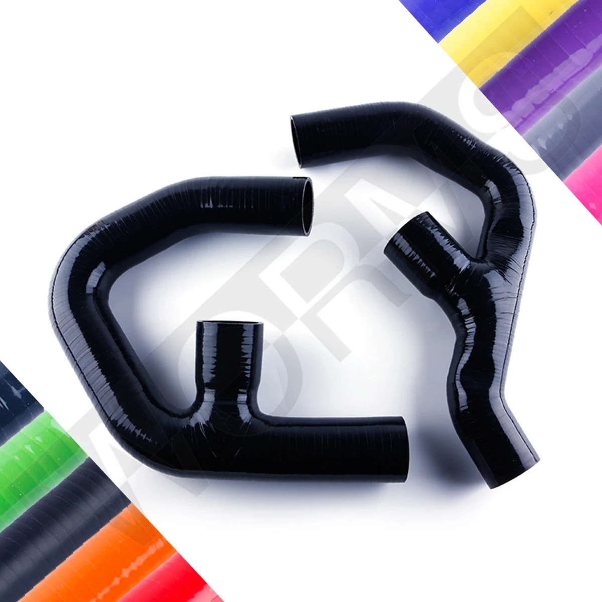 For VW Golf GTI MK5 MK6 Jetta GLI TDI Audi A3 2.0T 2007-2010 Silicone Twin Turbo Intercooler Hose Pipe Kit 2008 2009