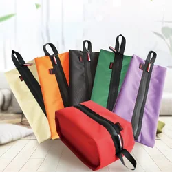 Dustproof Shoes Storage Bags Travel Portable Oxford Shoes Bag with Sturdy Zipper Pouch Case Waterproof Pocket Shoes Organizer