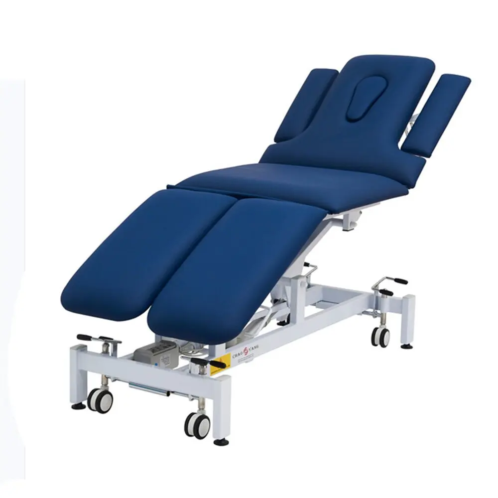 

Easy Medical Adjustments Hot Foldable Automatic Massage Bed Electric Physiotherapy Table Power Treatment Bed