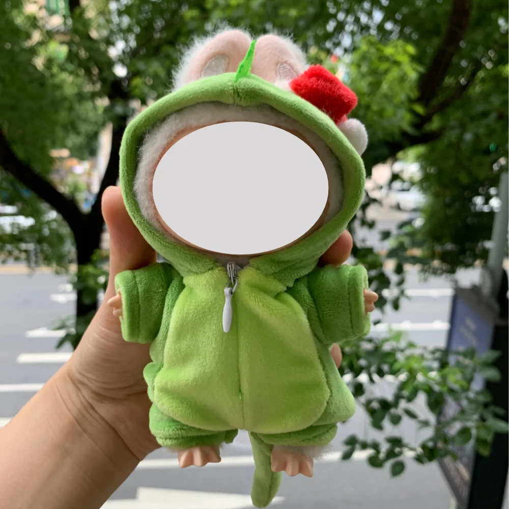 ملابس دمى LA BUBU مقاس 17 سم (بدون دمية مادية) مجموعة ملابس LA BUBU، مجموعة فستان LA BUBU ودبوس شعر، إكسسوارات ملابس LA BUBU، #3