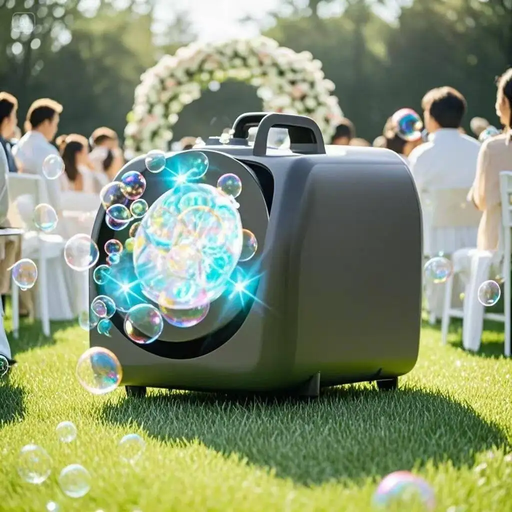 

Bubbles Floor Automatic Bubbles Machine Pompero Blower for Wedding Stage Party Outdoor Garden Backyard Parent Child Activities