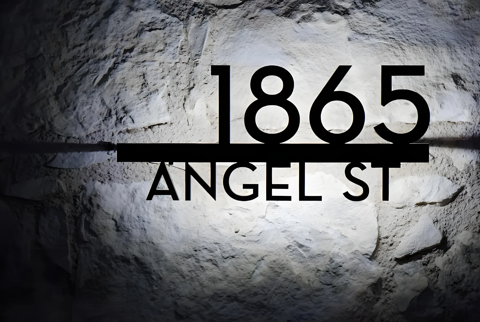 Custom Minimalist Backlit House Numbers - Modern Acrylic Illuminated Address Sign, Easy Home Identification