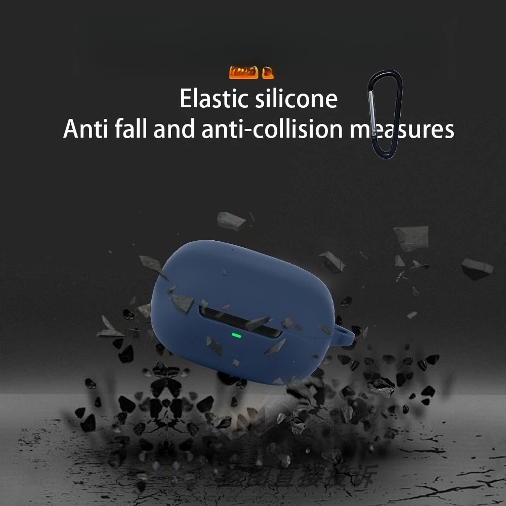 ل EarFun Air Pro 4i حافظة بلون سيليكون مقاوم للصدمات بلوتوث سماعة غطاء ل EarFun Air Pro 4 صندوق سماعة الأذن Fundas